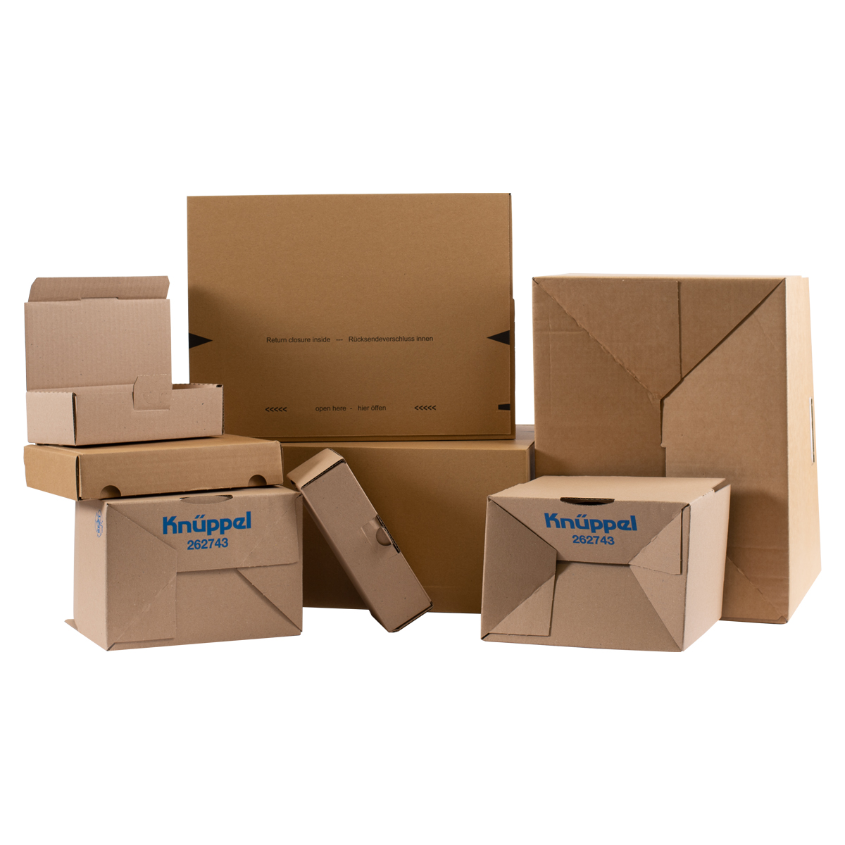 Kartons zum schnellen Verpacken