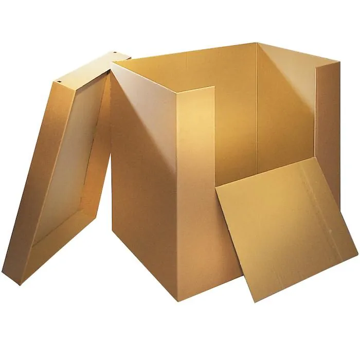 Paletten-Container 2-wellig, 1180 x 780 x 765 mm, Qual. 2.40 BC, brau