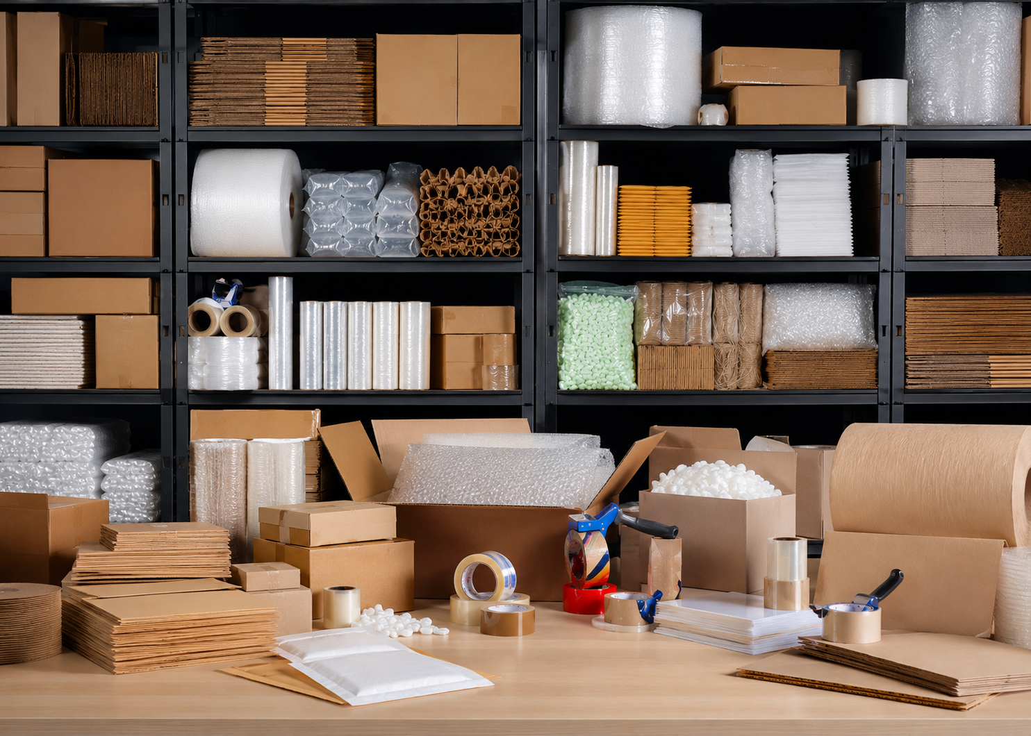 Große Auswahl an Verpackungen und Versandmaterial